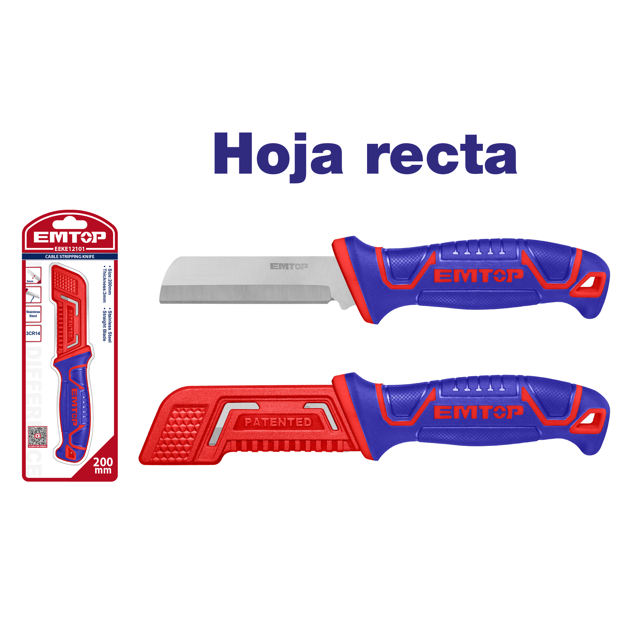 Cuchilla Pelacable Recta-1