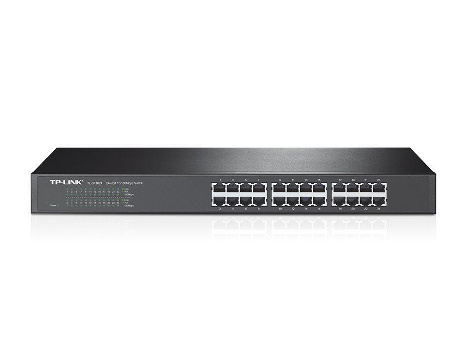 Switch para Rack, 24 Puertos a 10/100 Mbps TP-Link-0