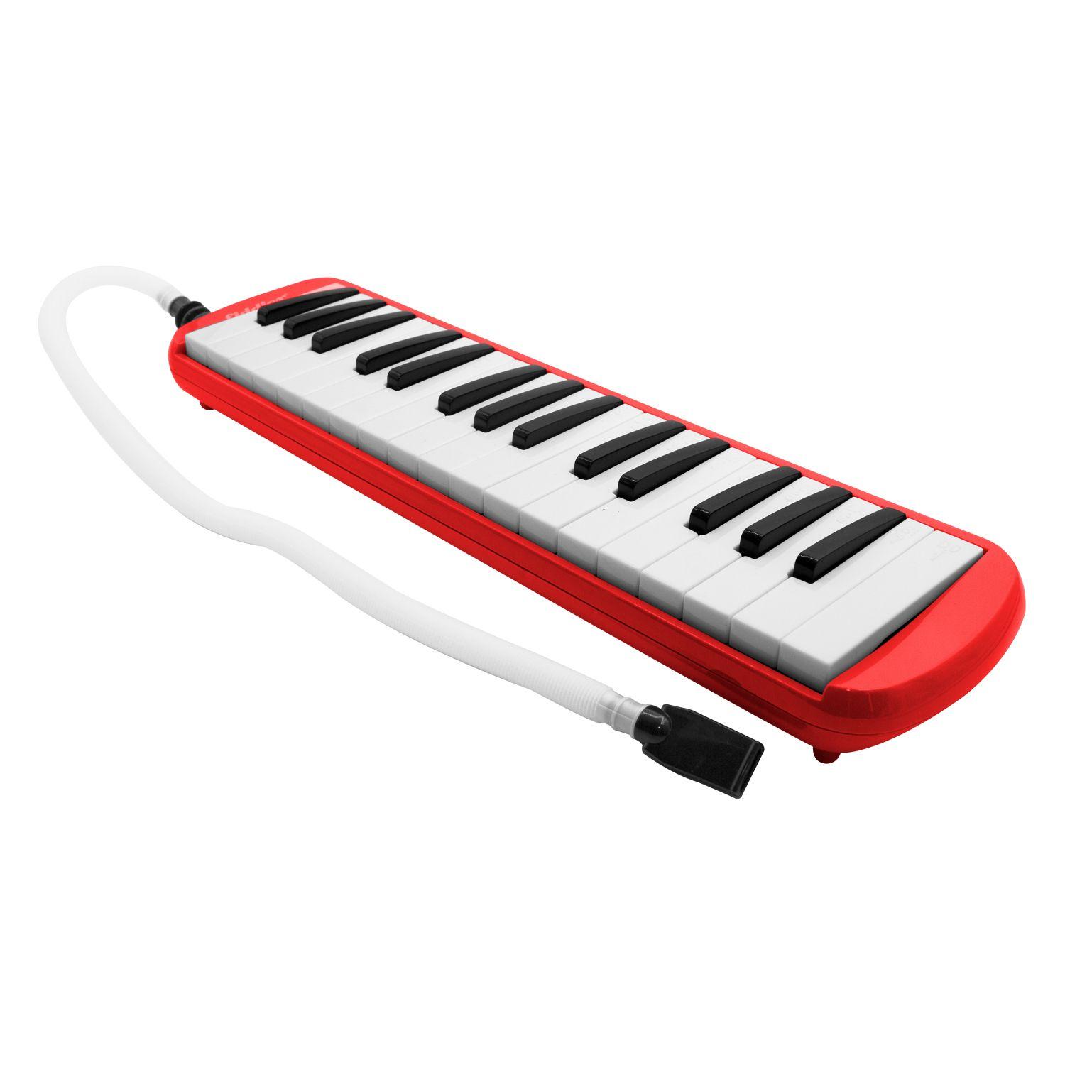 Melódica 32 Teclas Fiddler Rojo-0
