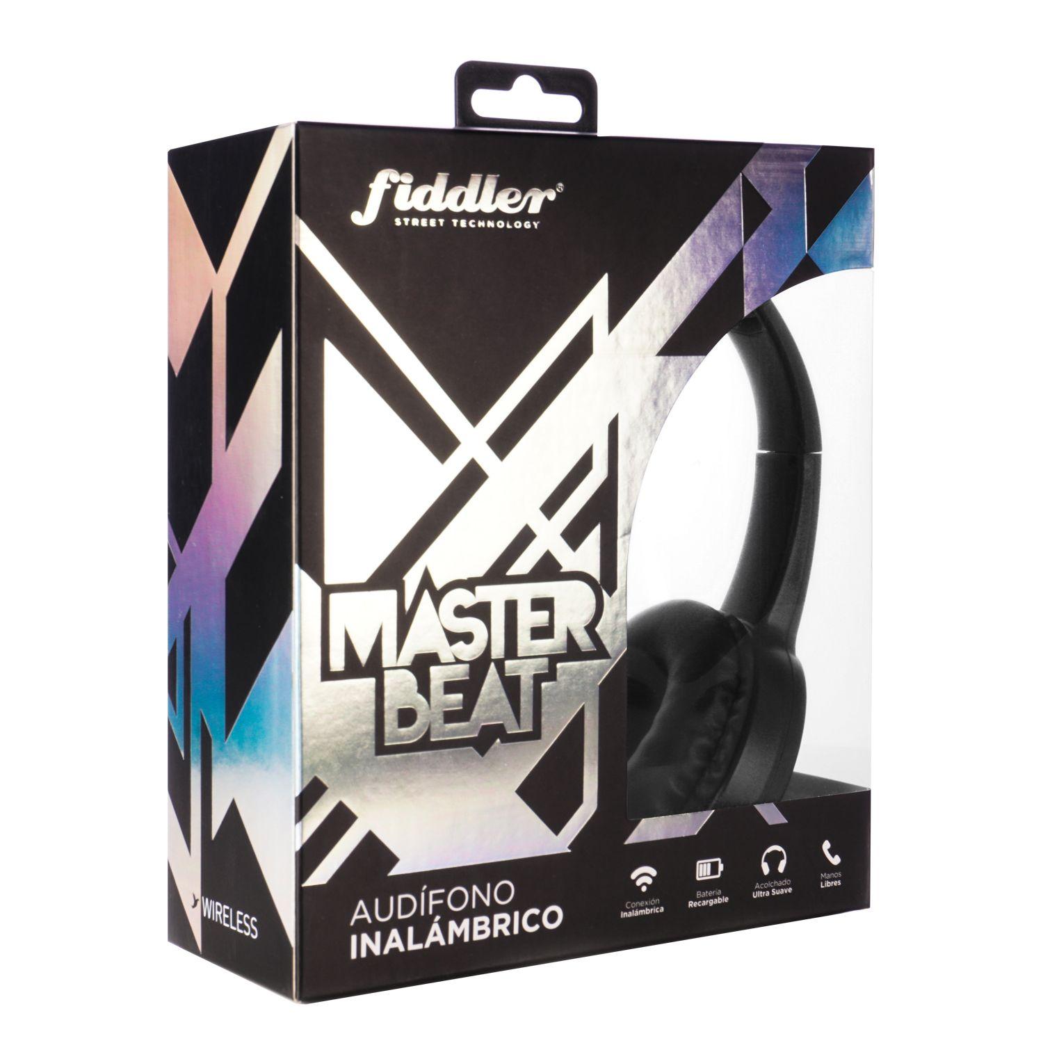 Audifonos Bluetooth Master Beat Negro Fiddler-3