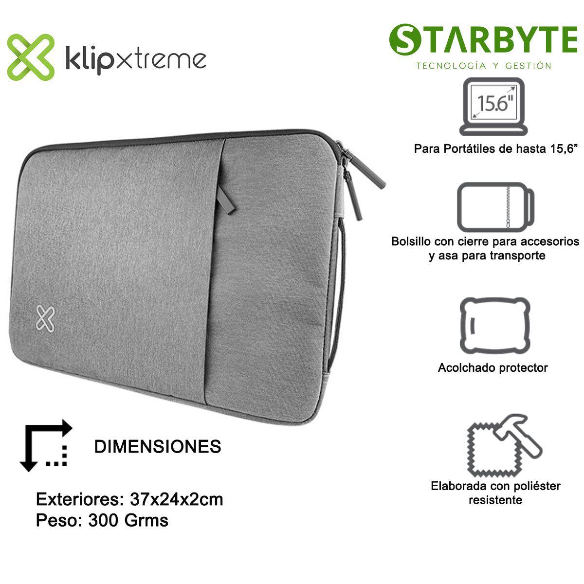 Funda Notebook SquarePro Silver para 15,6"-1