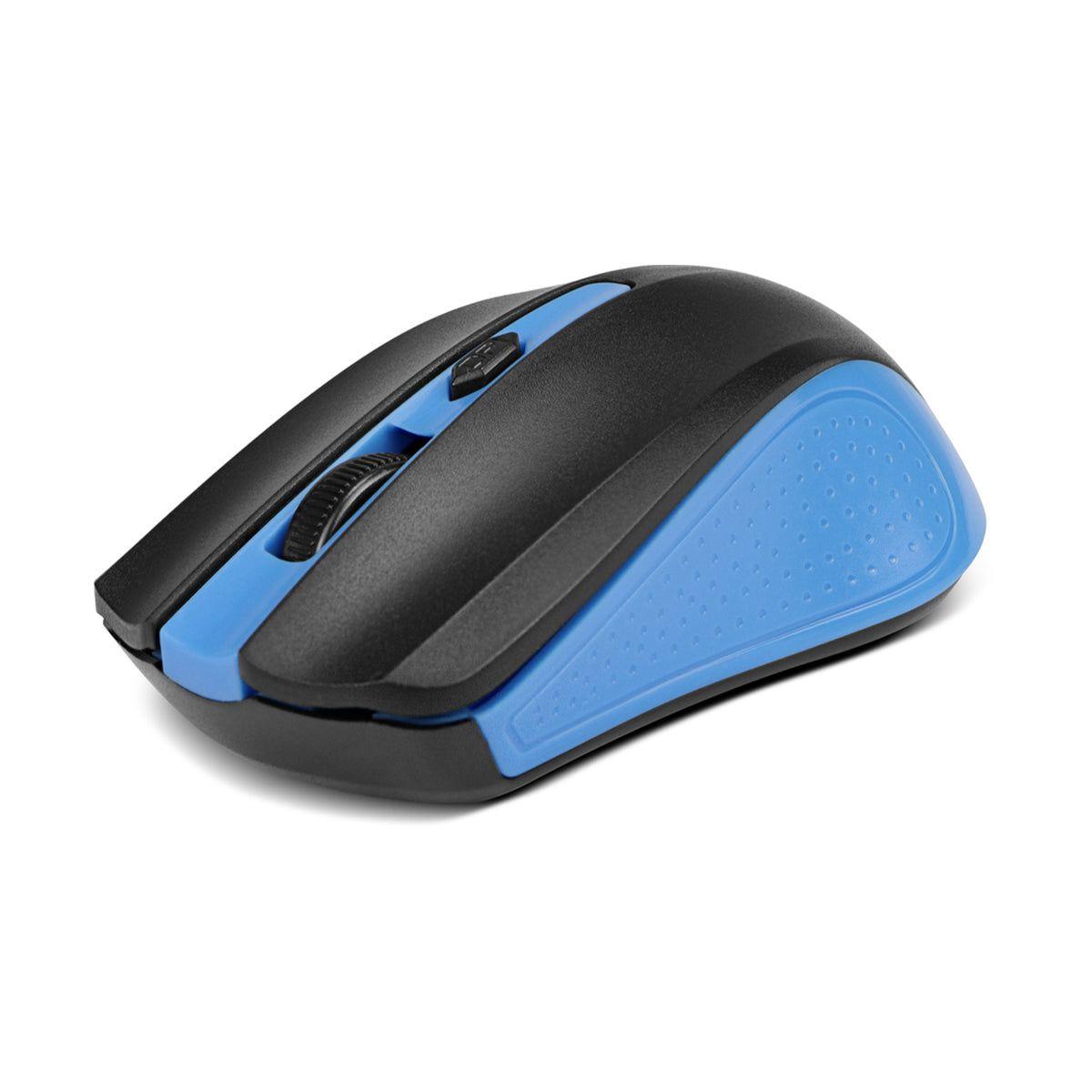 Mouse Óptico Inalámbrico Galos Azul-0