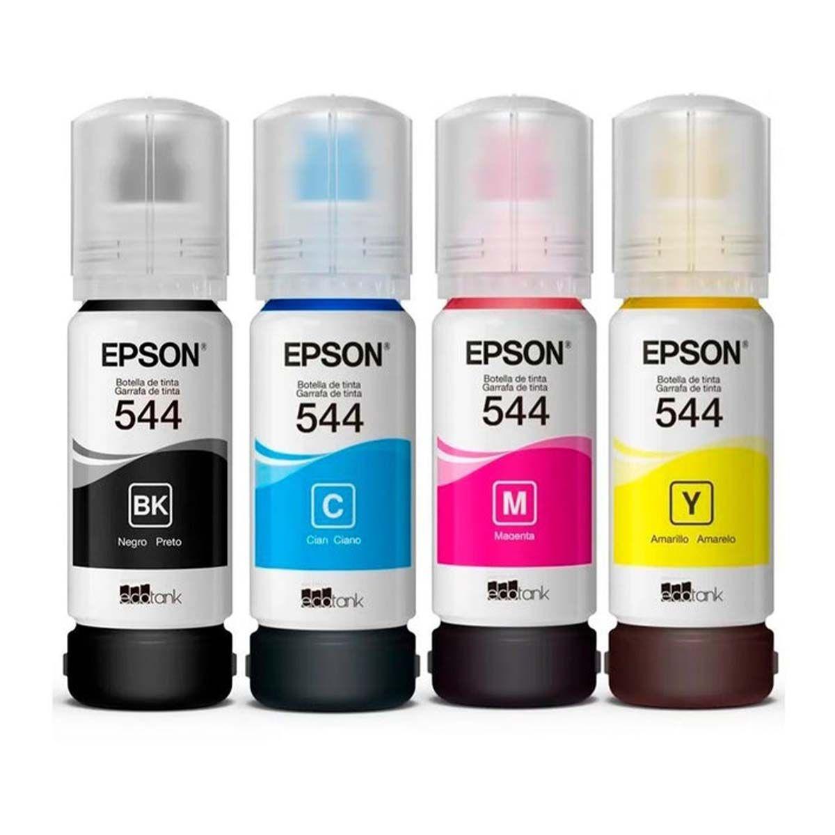 Pack Tinta Botella Epson T544 Ecotank 4 colores-1