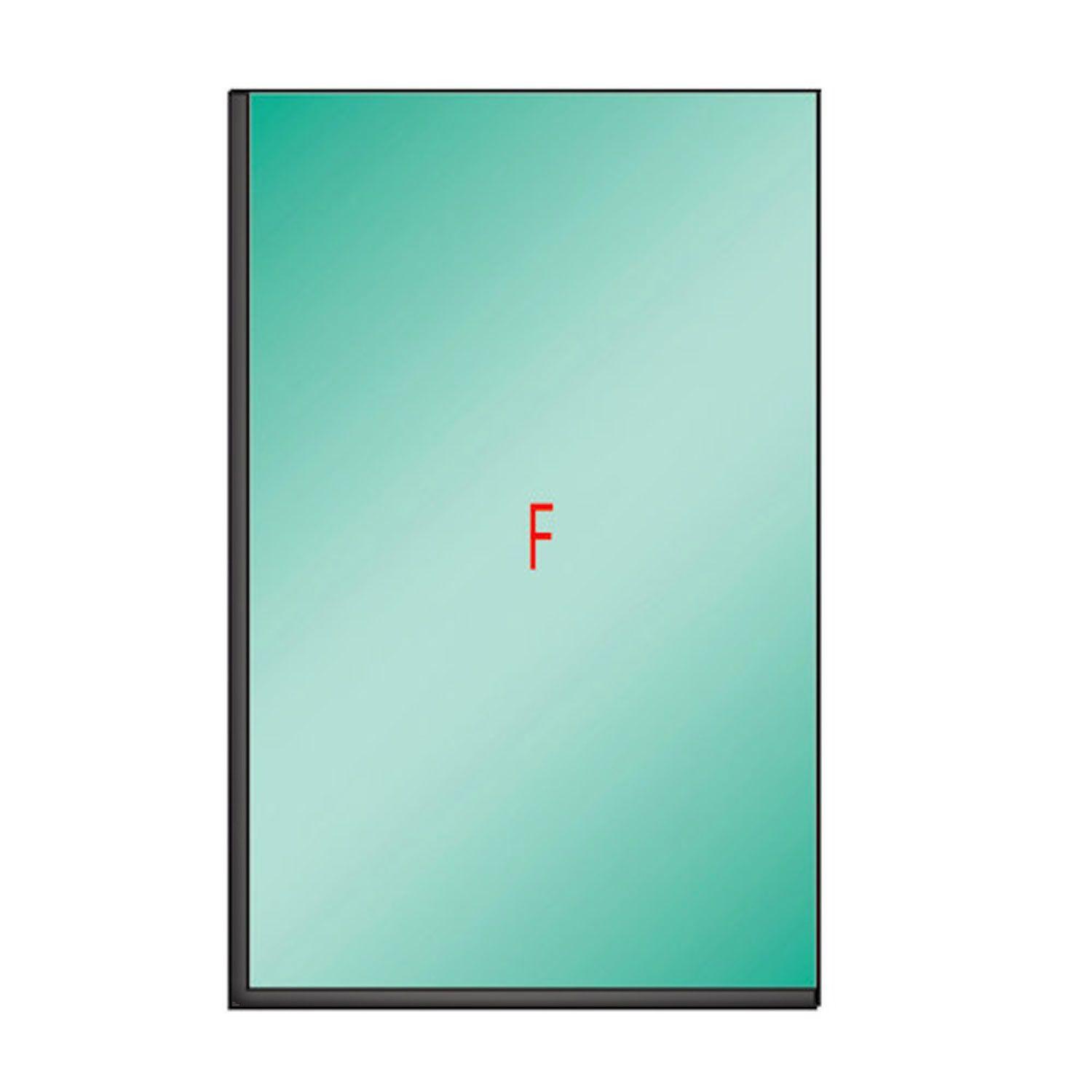 Shower door fija 80 x 180 de 8mm Black-1