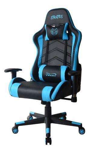 Silla Gamer Stratos Njoytech 2d 180° Celeste-3
