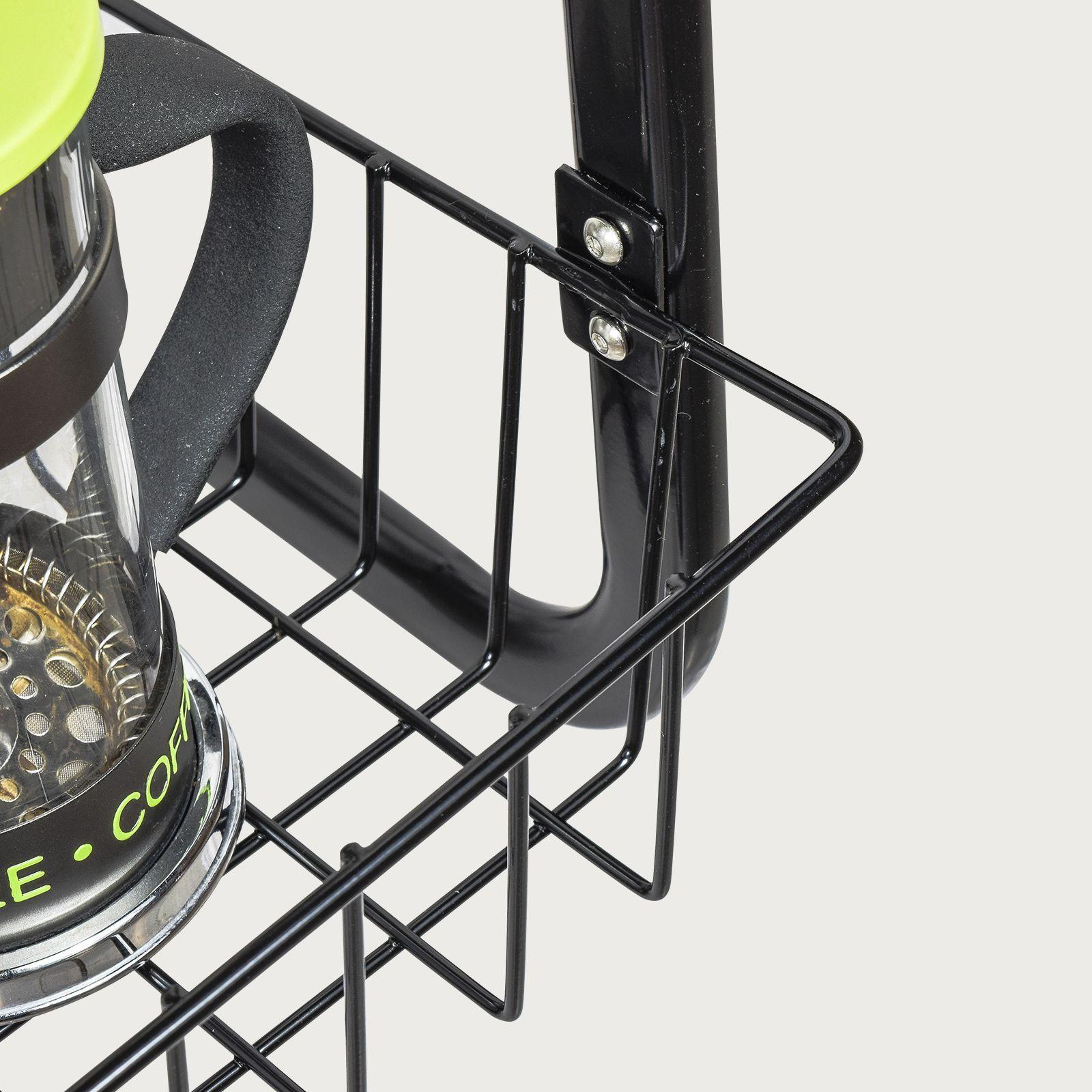 Repisa Colgante Áncora Organizador 3 Estantes Negro-2