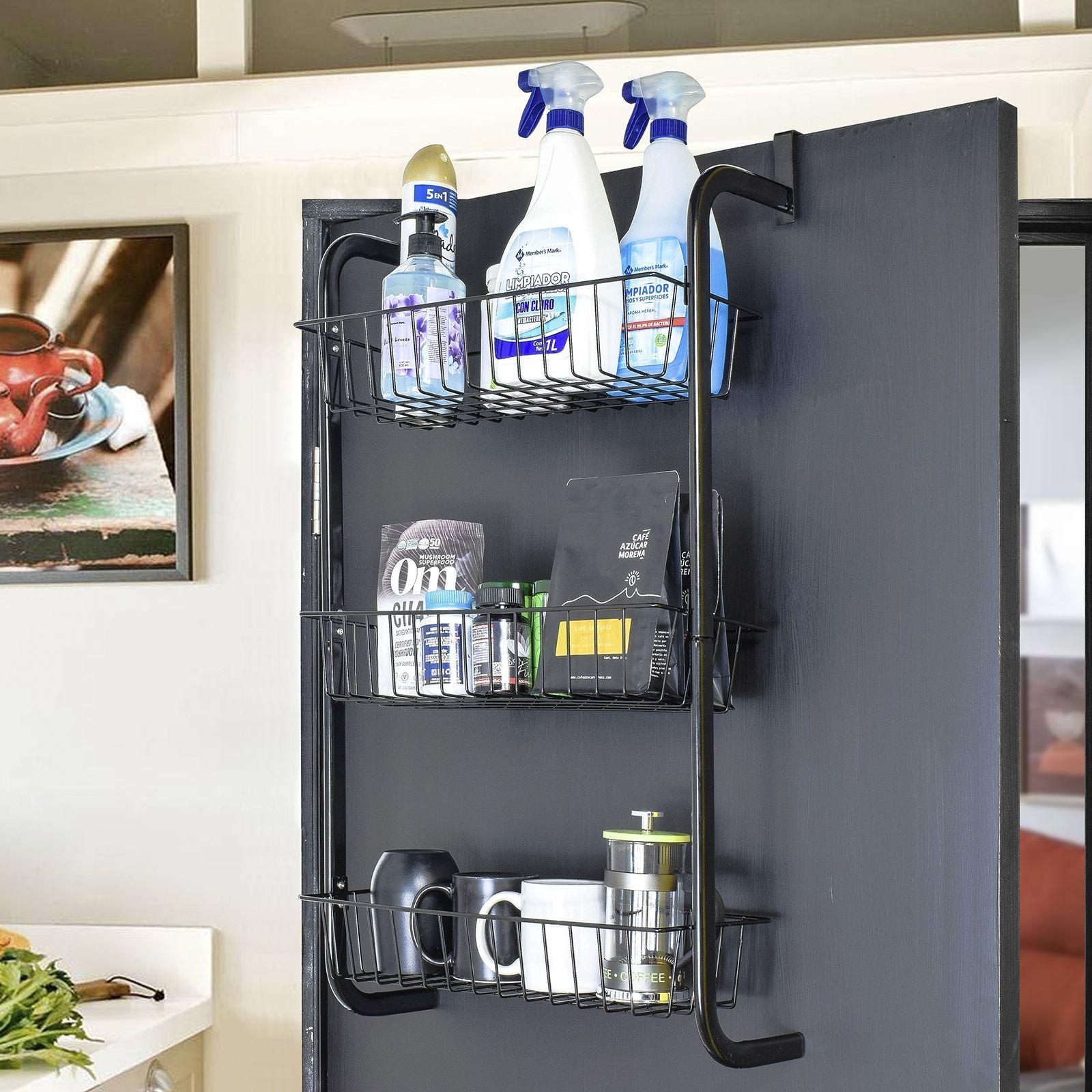 Repisa Colgante Áncora Organizador 3 Estantes Negro-1