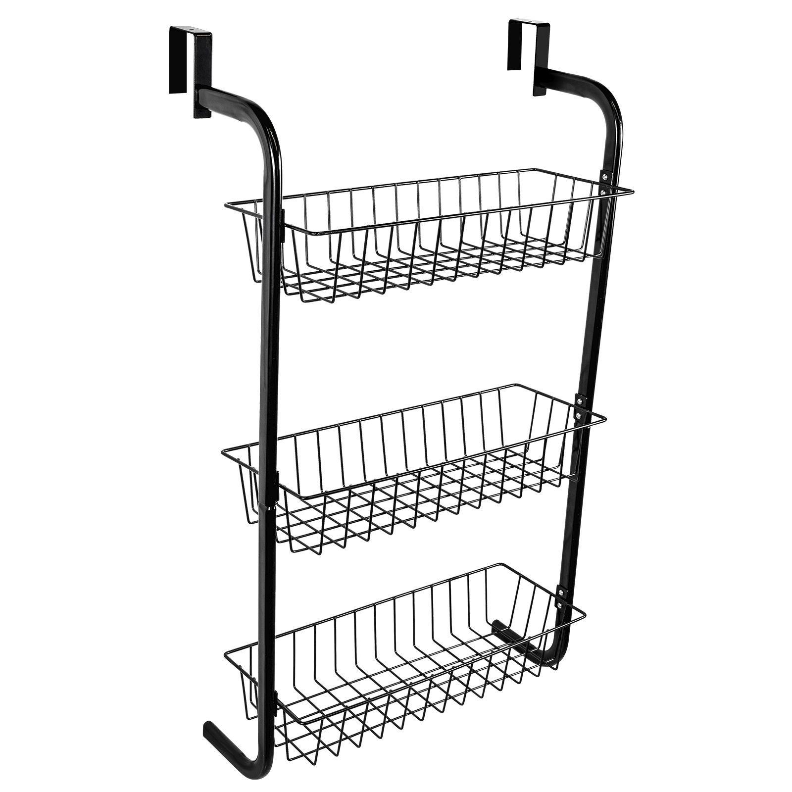 Repisa Colgante Áncora Organizador 3 Estantes Negro-7