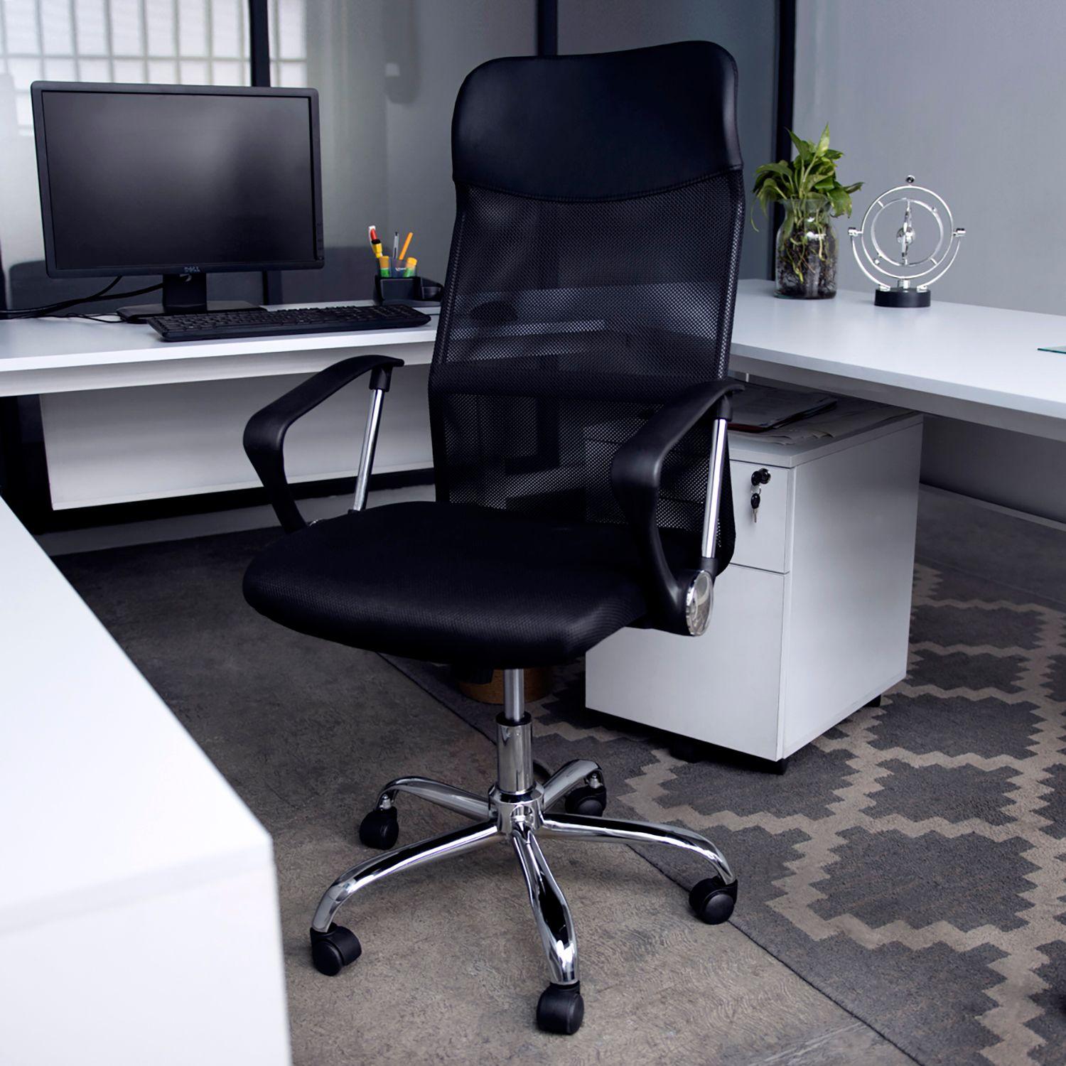 Silla De Oficina Áncora Ergonómica Con Almohadón Cervical-5