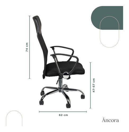 Silla De Oficina Áncora Ergonómica Con Almohadón Cervical-8