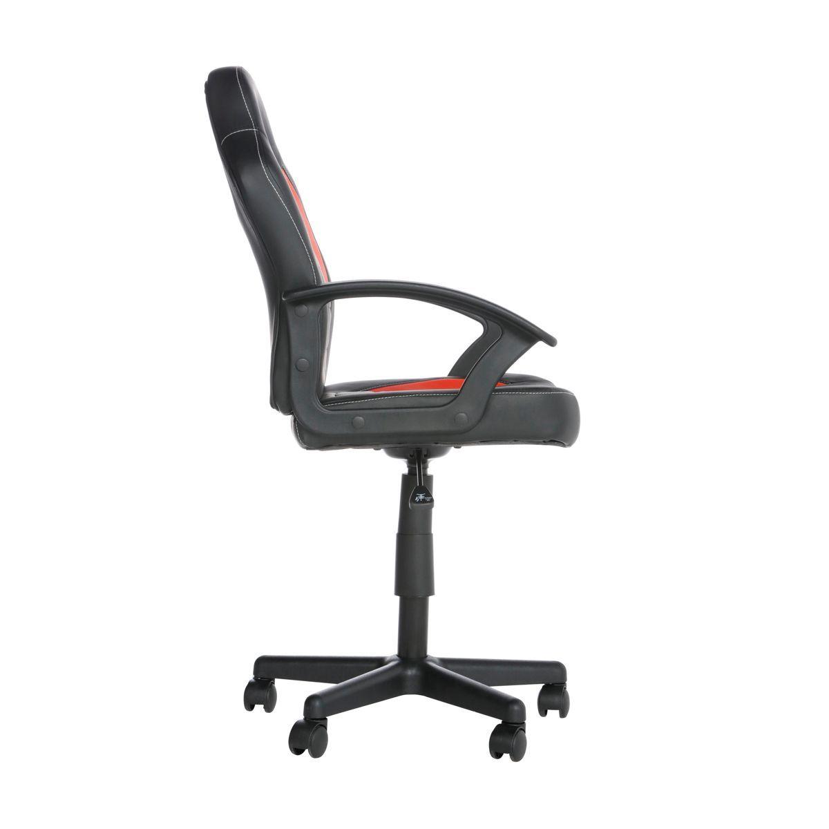 Silla Gamer De Escritorio Halten Negra Y Roja-2