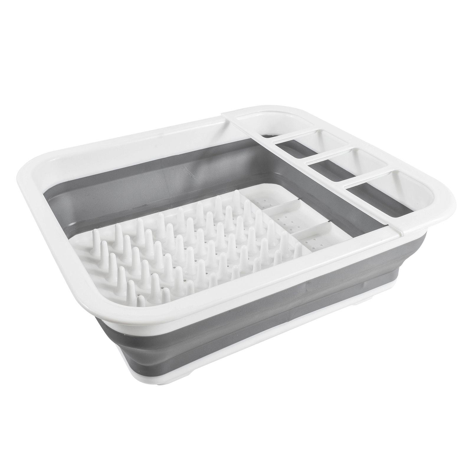 Escurridor Seca Platos Plegable Blanco Áncora-8