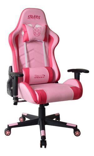 Silla Gamer Njoytech Stratos Rosada-3