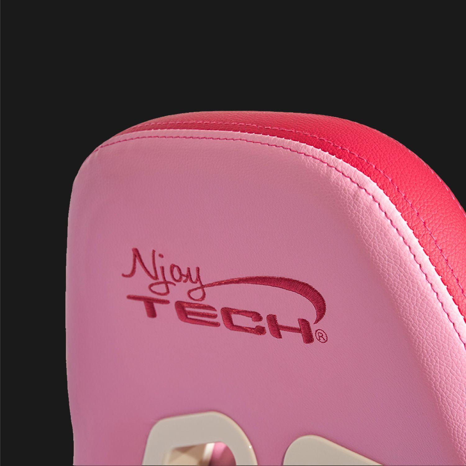 Silla Gamer Njoytech Stratos Rosada-2