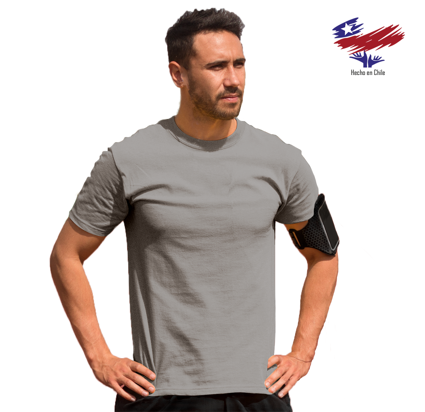 Polera Deportiva Hombre Manga Corta Antitranspirante Dryfit Nacional-0