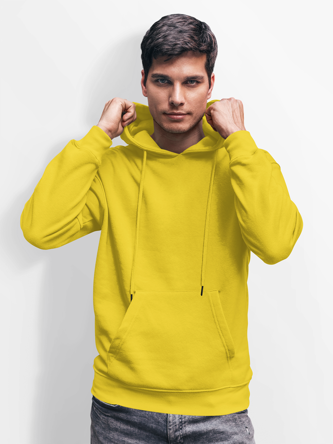 Poleron Canguro con gorro capucha HOMBRE-0