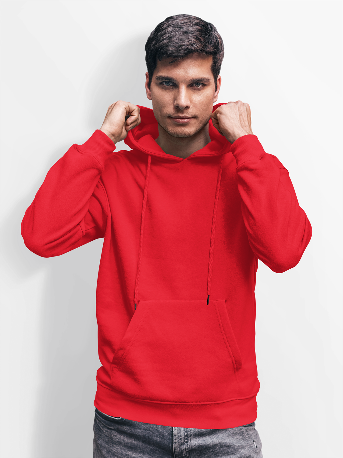 Poleron Canguro con gorro capucha HOMBRE-0