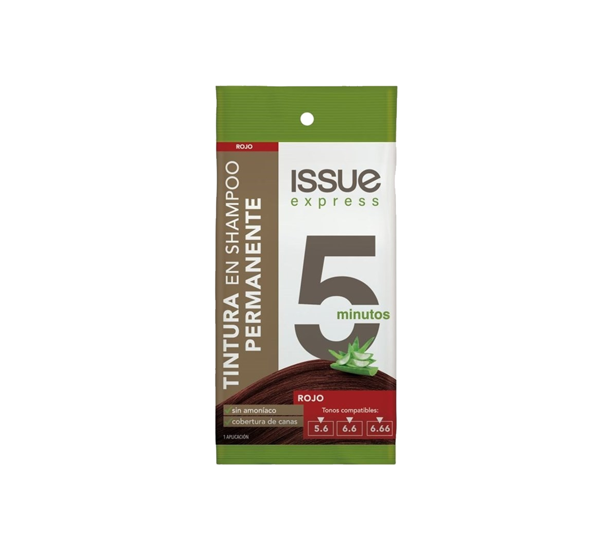 Tinte en Shampoo Rojo Issue – Sachet-0