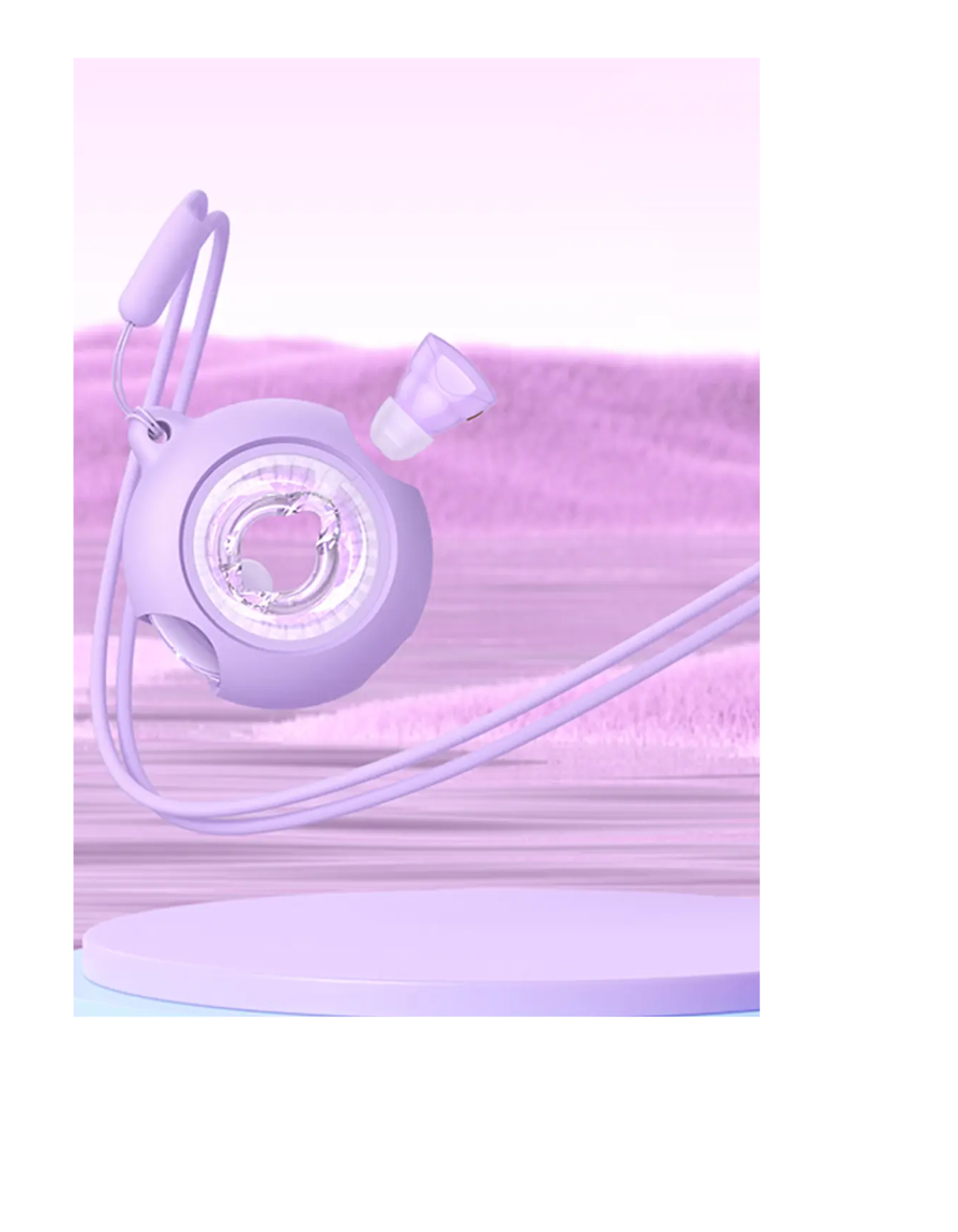 AUDIFONOS BLUETOOTH HOCO TWS EW71 GALAXIA MORADO-3