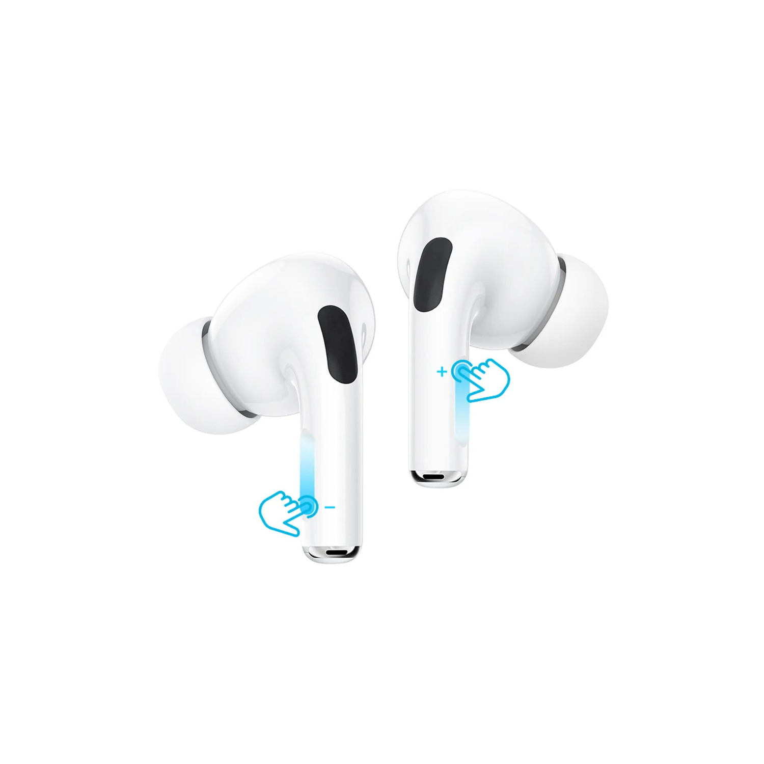 Aud fonos TWS Hoco EW69 ANC ENC Blanco-2