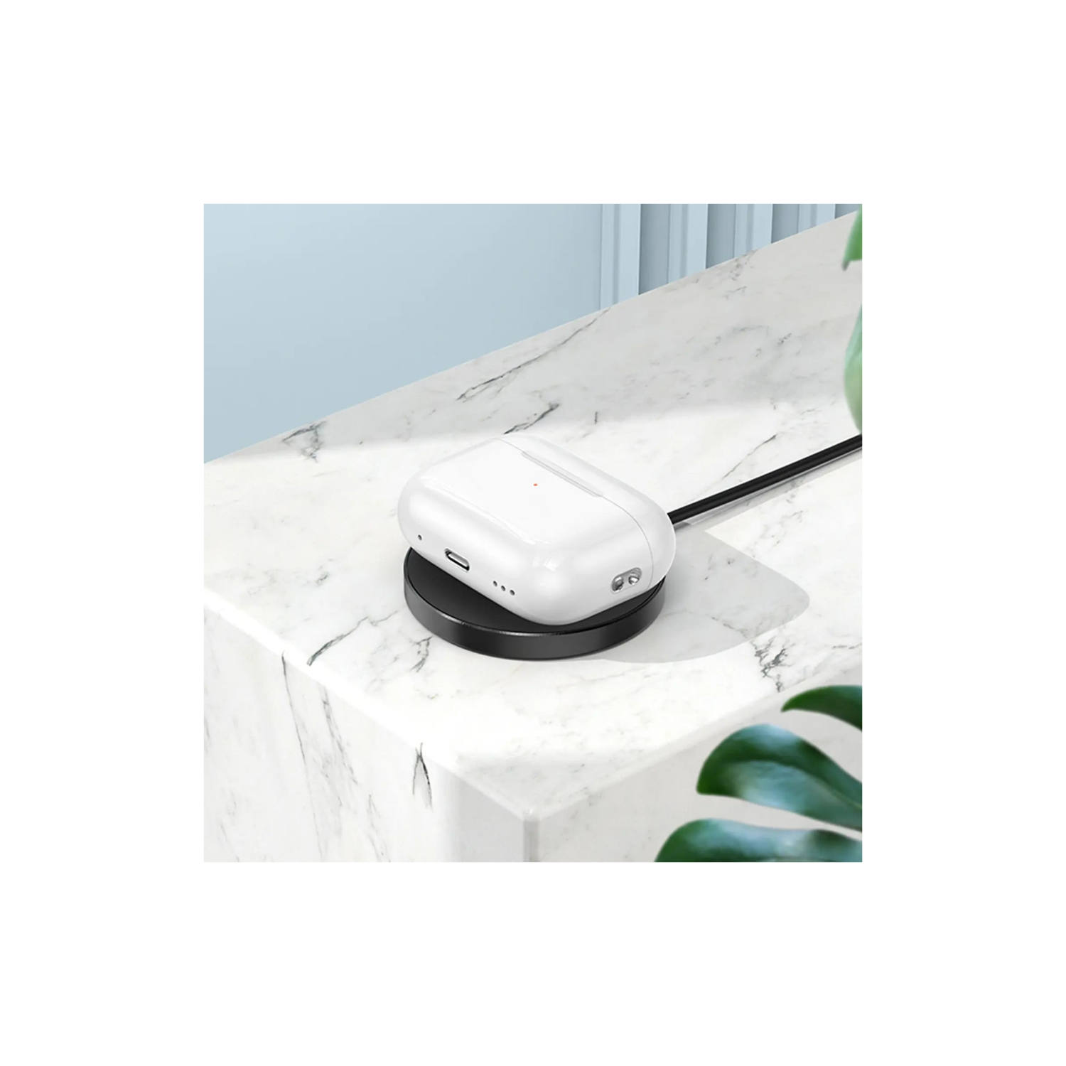 Aud fonos TWS Hoco EW69 ANC ENC Blanco-6