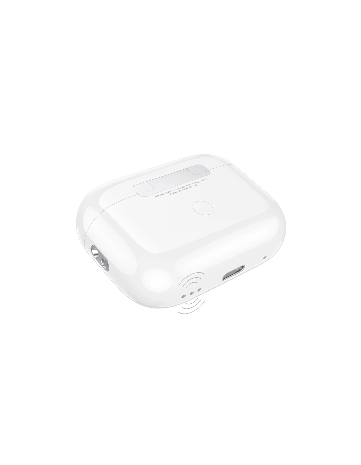 Aud fonos Bluetooth TWS Hoco EW51 ANC Blanco-3