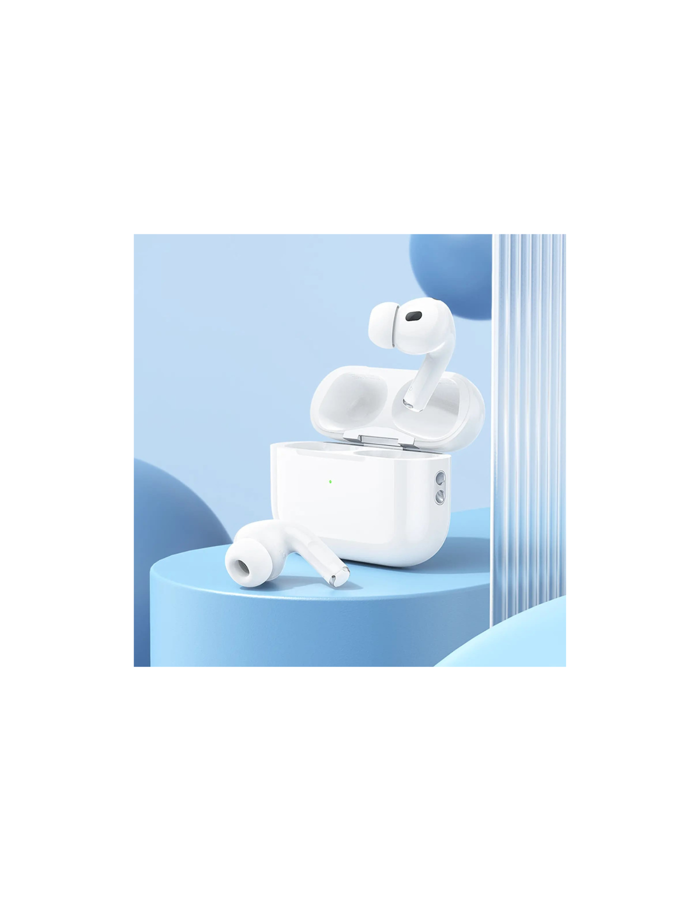 Aud fonos Bluetooth TWS Hoco EW51 ANC Blanco-6