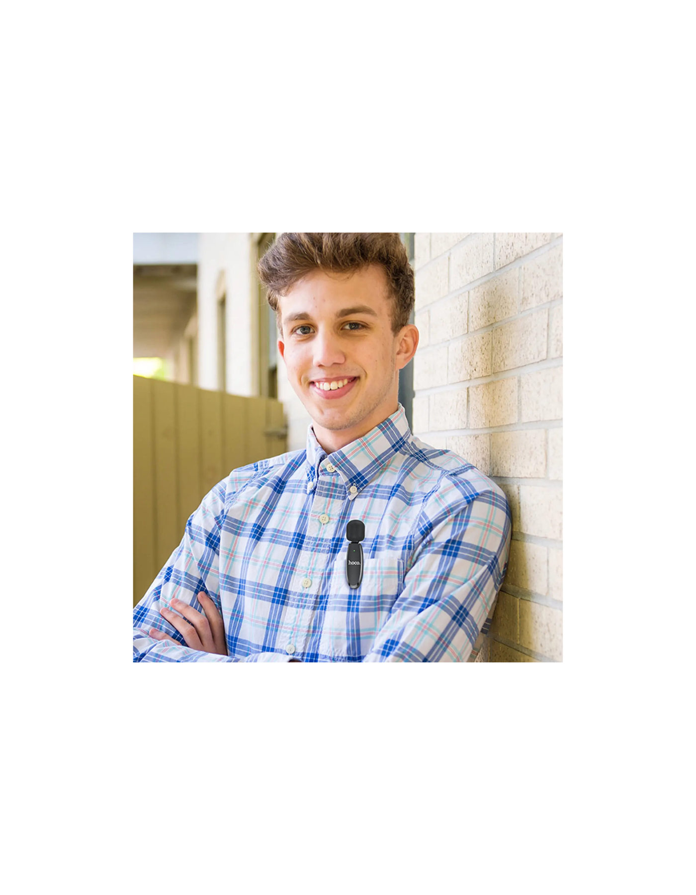 Micr fono Bluetooth Hoco L15 Lightning-2
