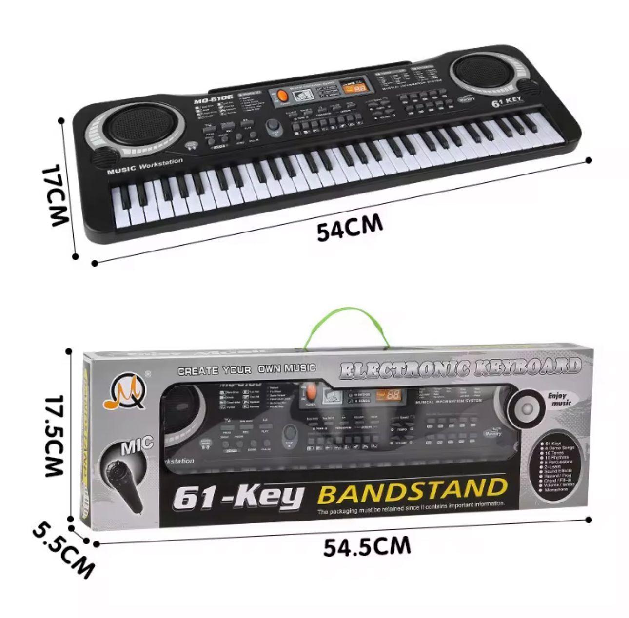 Piano Electronico Para Ni os 61 teclas 5 Ritmos Aprendizaje-2