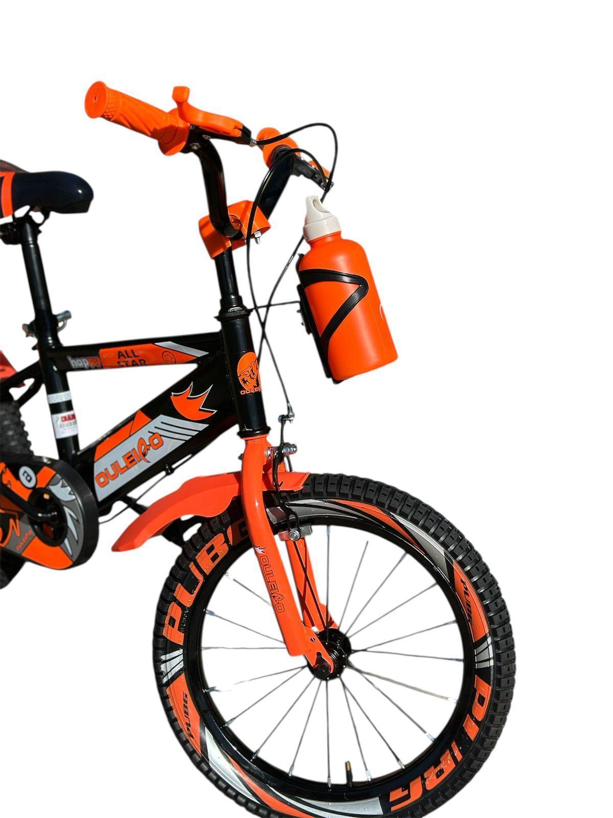 Bicicleta Para Niño Aro 16 Con Rueda De Aprendizaje Paseo Deporte Ciclismo-2