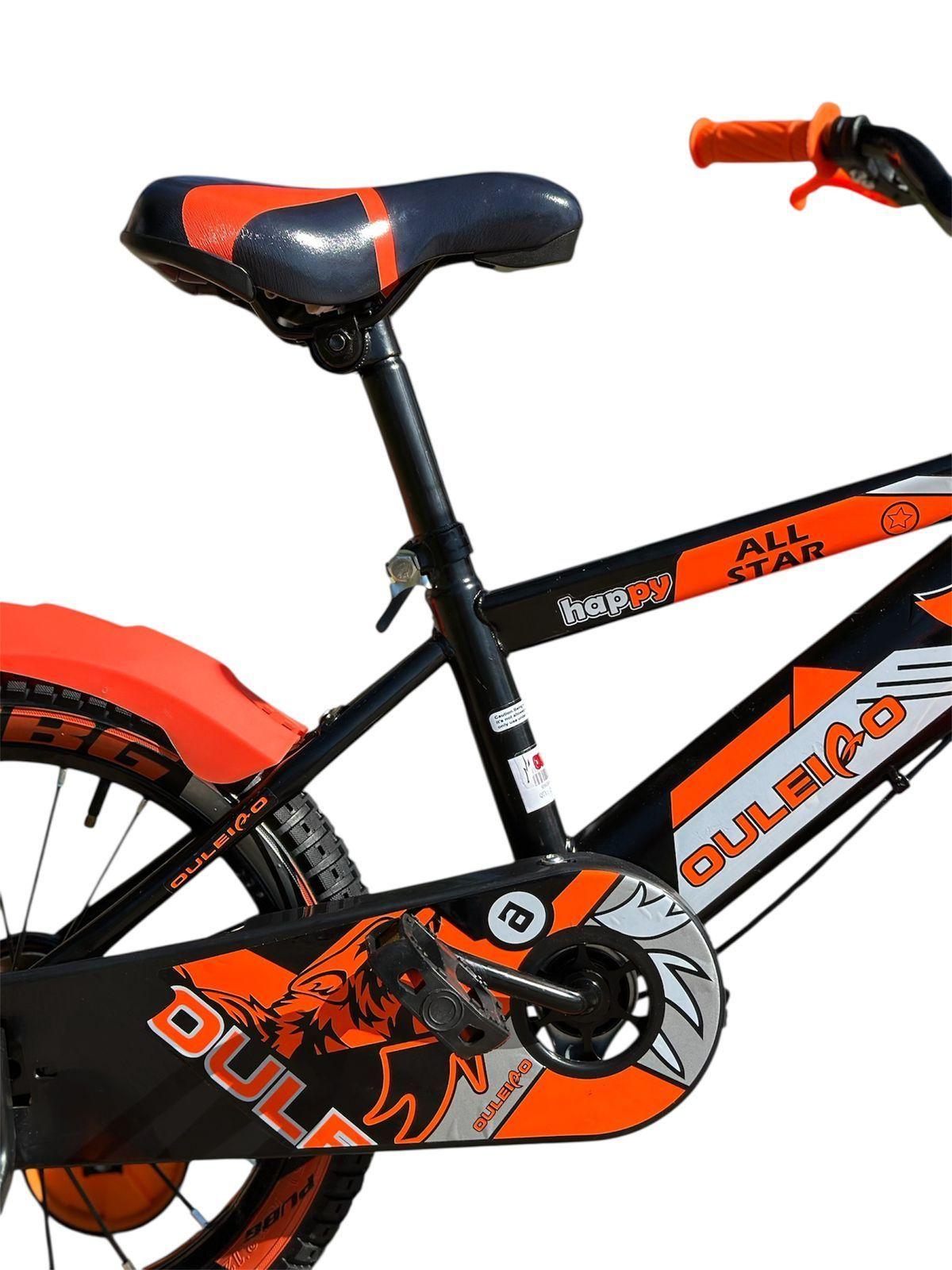 Bicicleta Para Niño Aro 16 Con Rueda De Aprendizaje Paseo Deporte Ciclismo-3