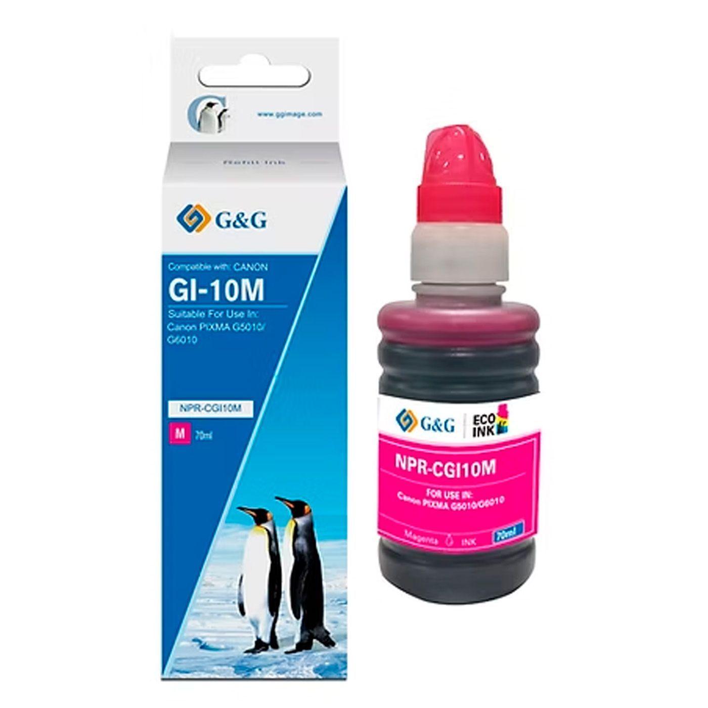 Tintas Gi 10 Alternativa Para Canon Cmyk G5010 6010 2010-0
