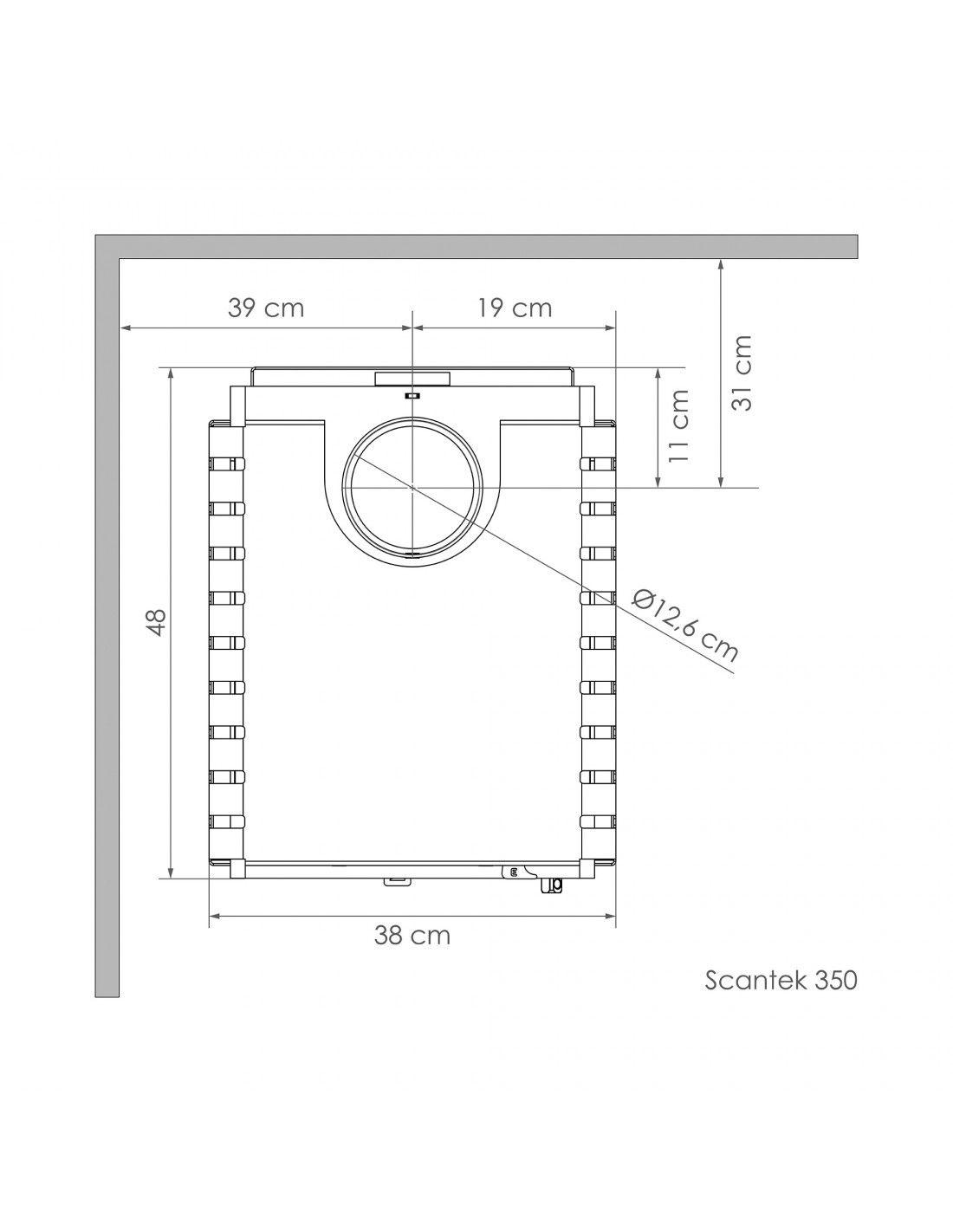 Calefactor a Leña Amesti Scantek 350-5