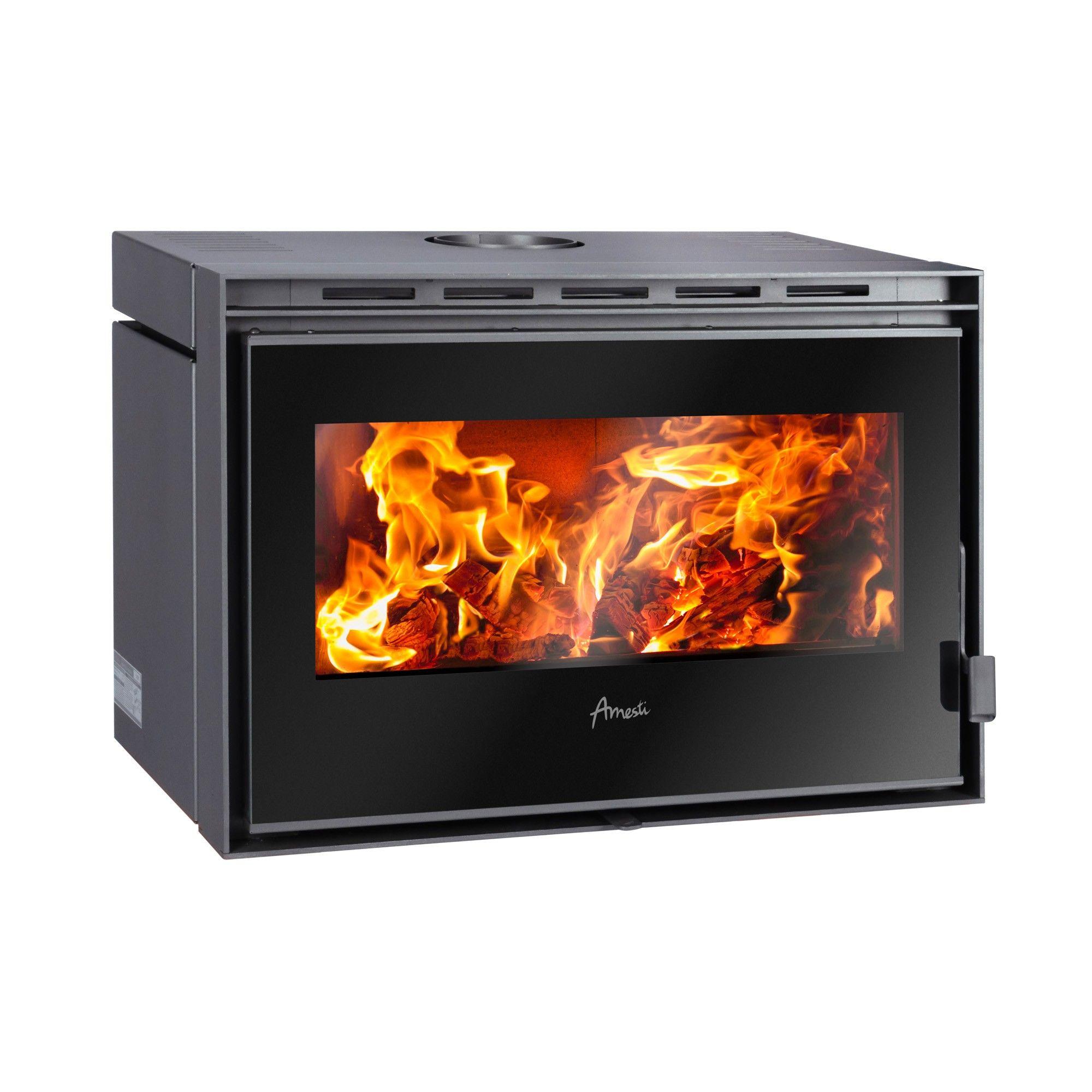 Chimenea a leña Amesti Inserto 800 palladio-0