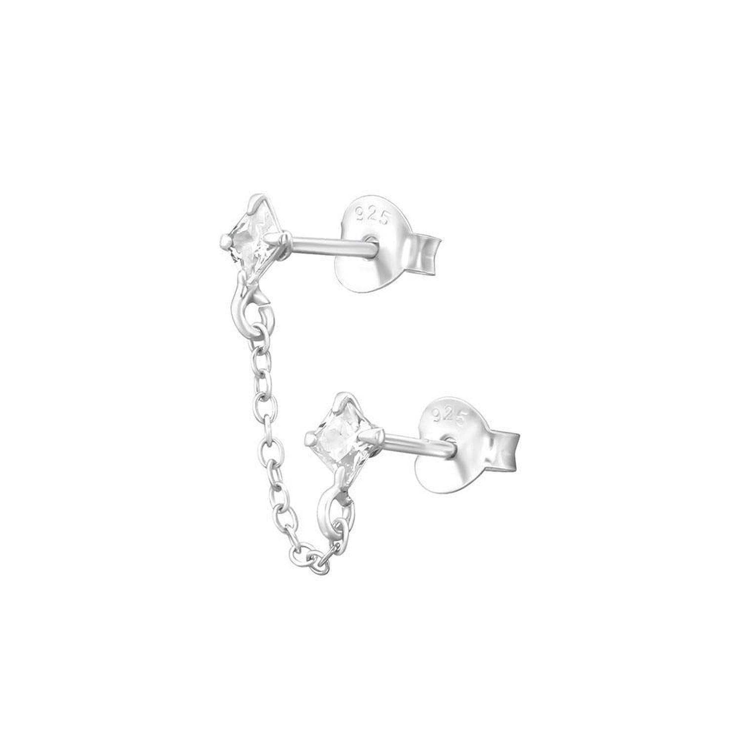 Aros Brillos Encadenados-0