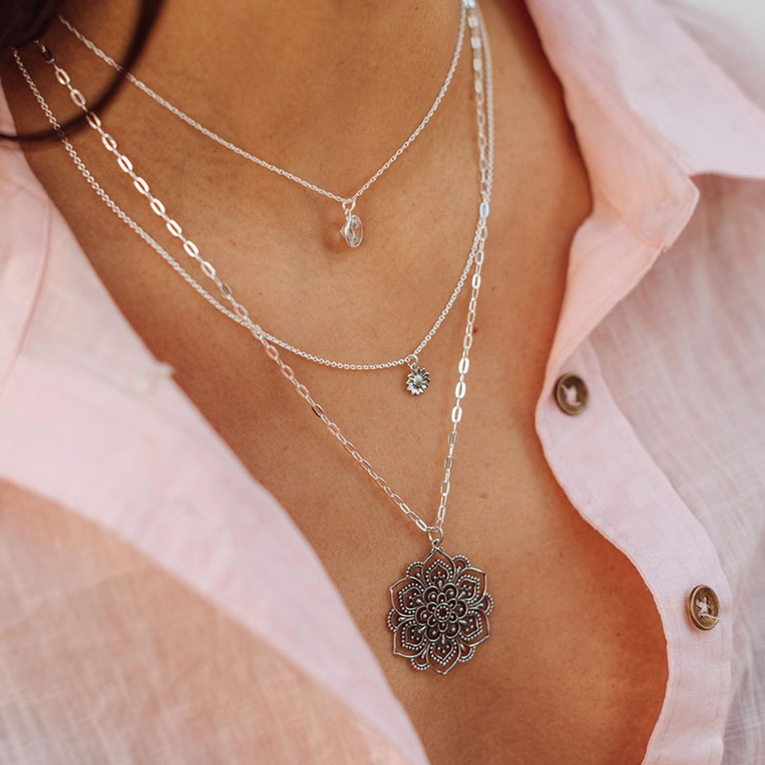 Collar Kalu de plata - Joyas Zazü-3