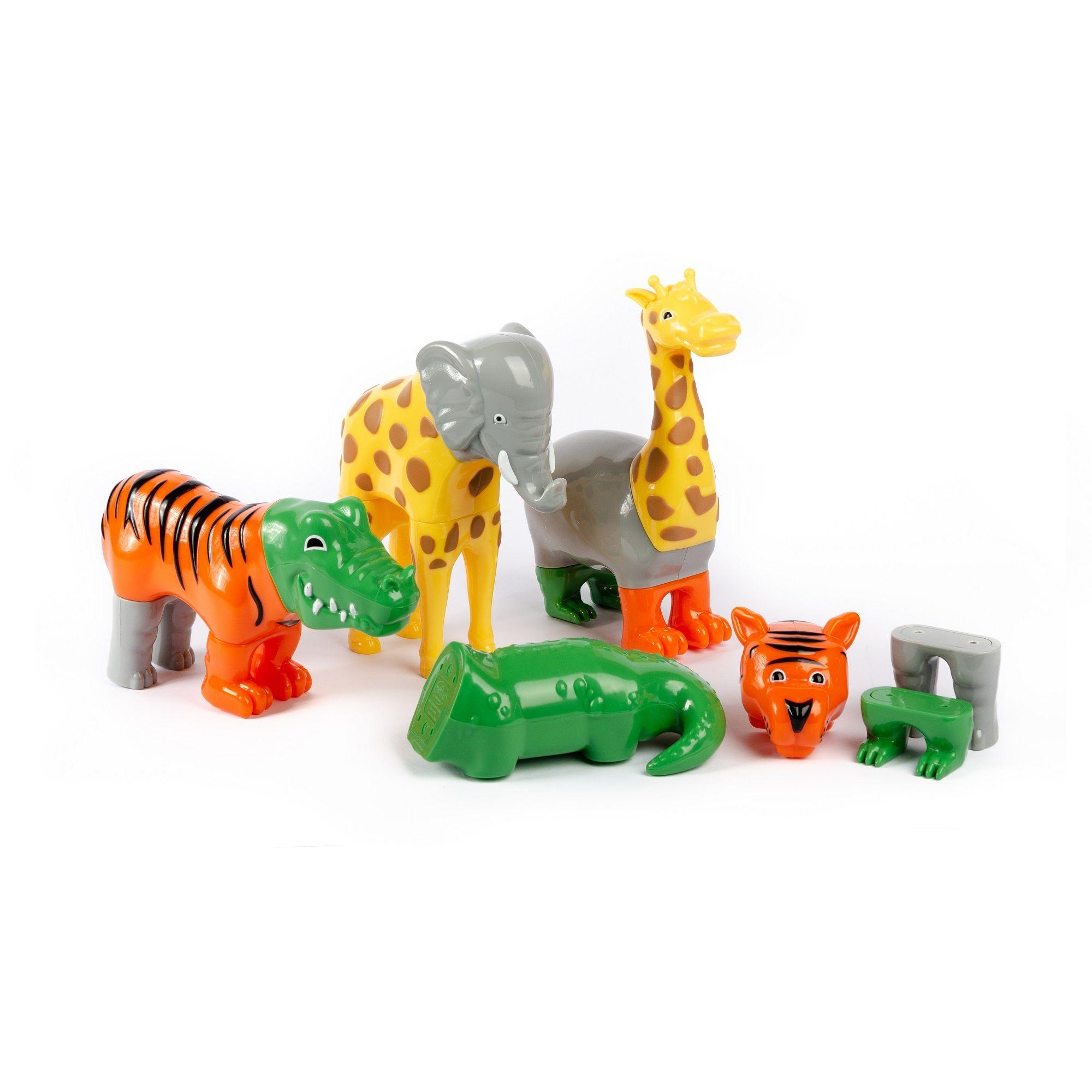Set 4 Animales De La Jungla Magnéticos-1