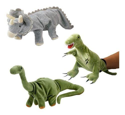 Set De Títeres Familia De Dinosaurios-0