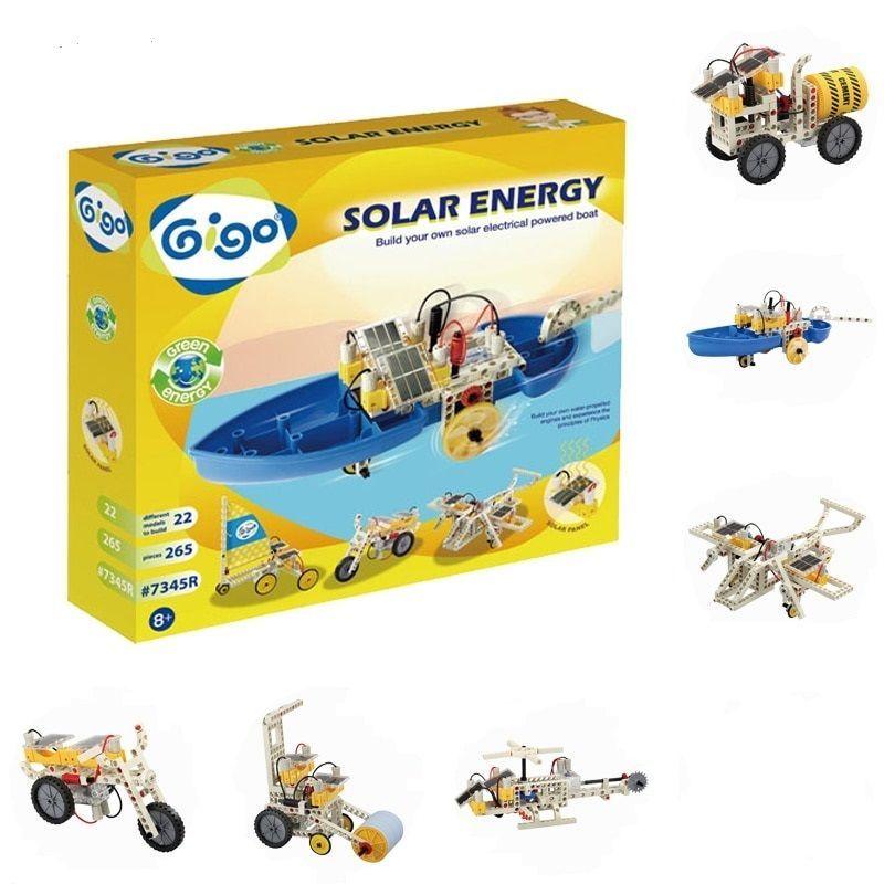 Juego de Energia Solar para construir distintos modelos de vehículos-10