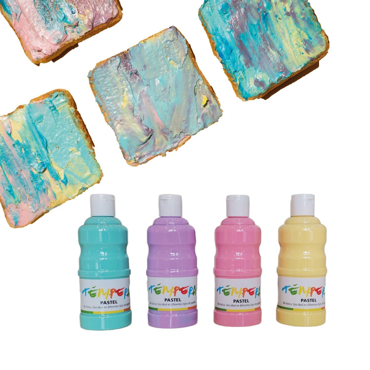 Set De 4 Témperas Color Pastel 250 ml.-0