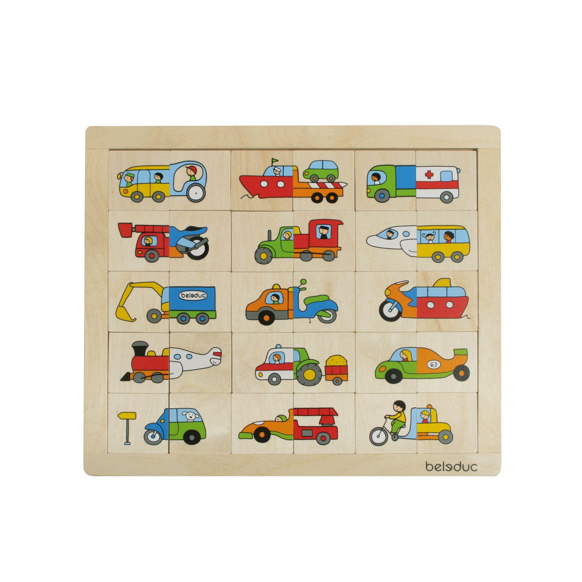Puzzle Medios De Transporte-2