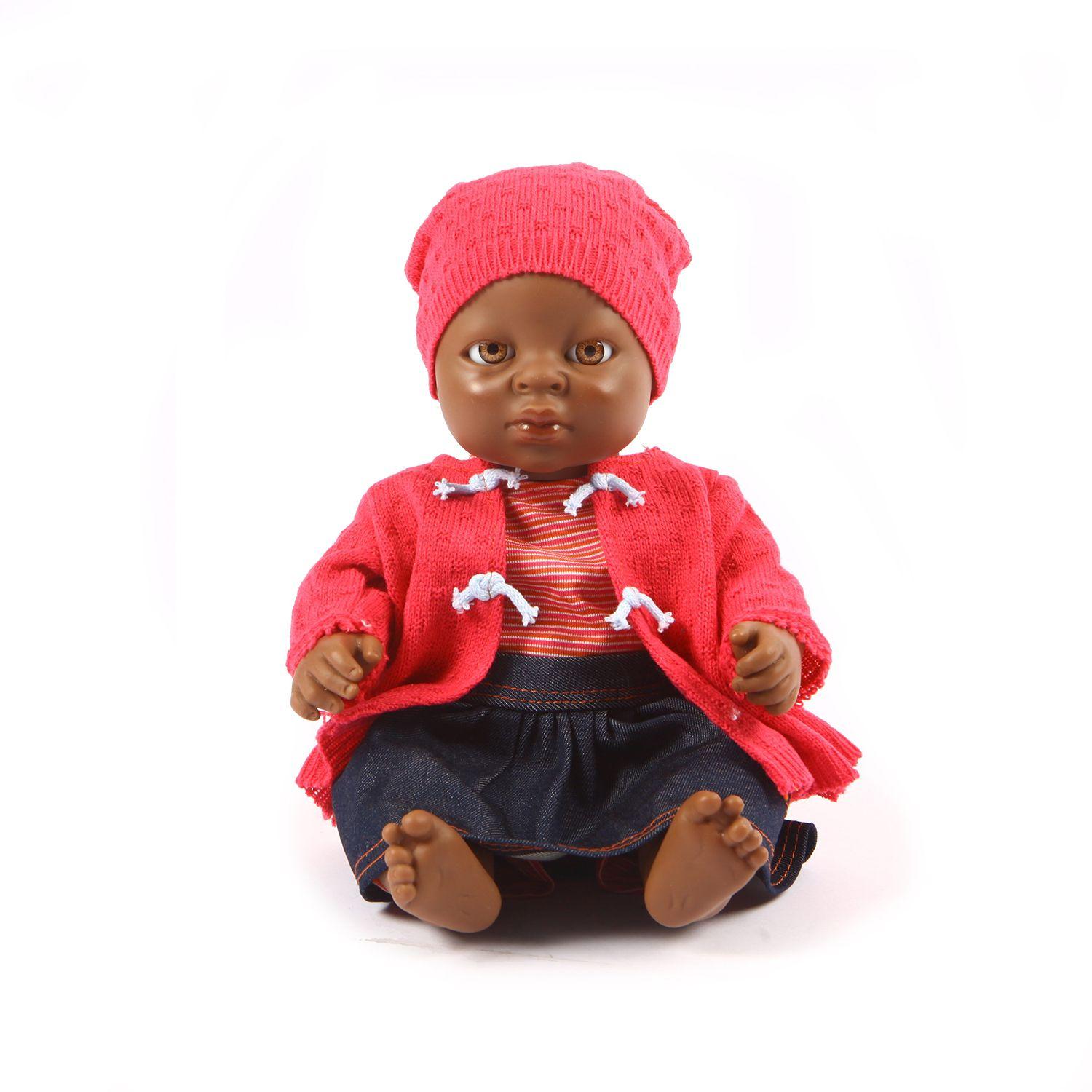 Muñeca Tez Morena 38 cm. Vestida-0