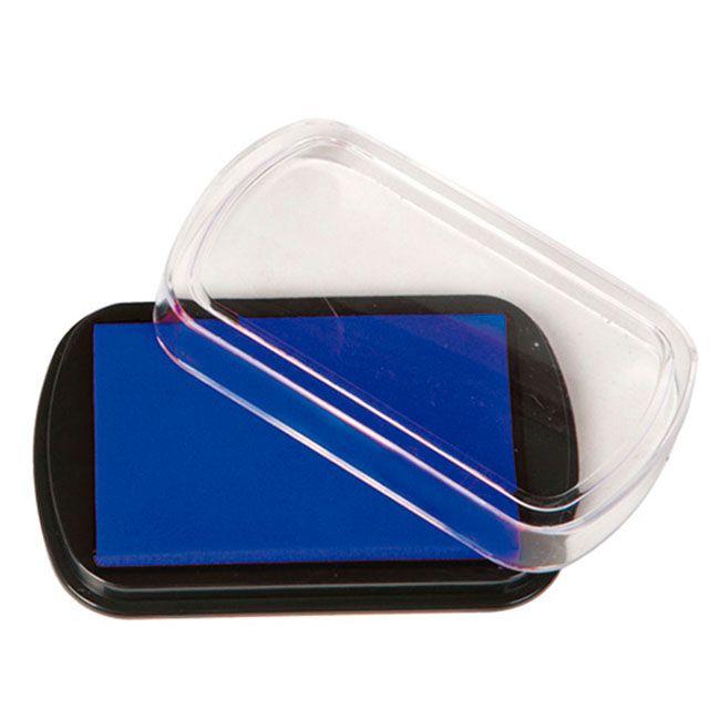 Tampón Azul Tinta Lavable-0