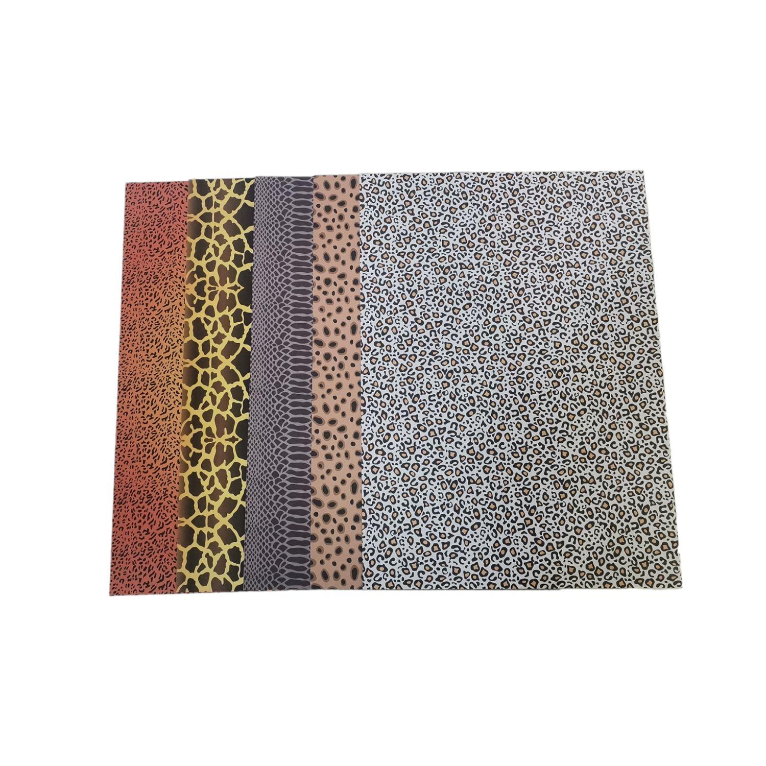Set De 10 Hojas Papel Animal Print-2