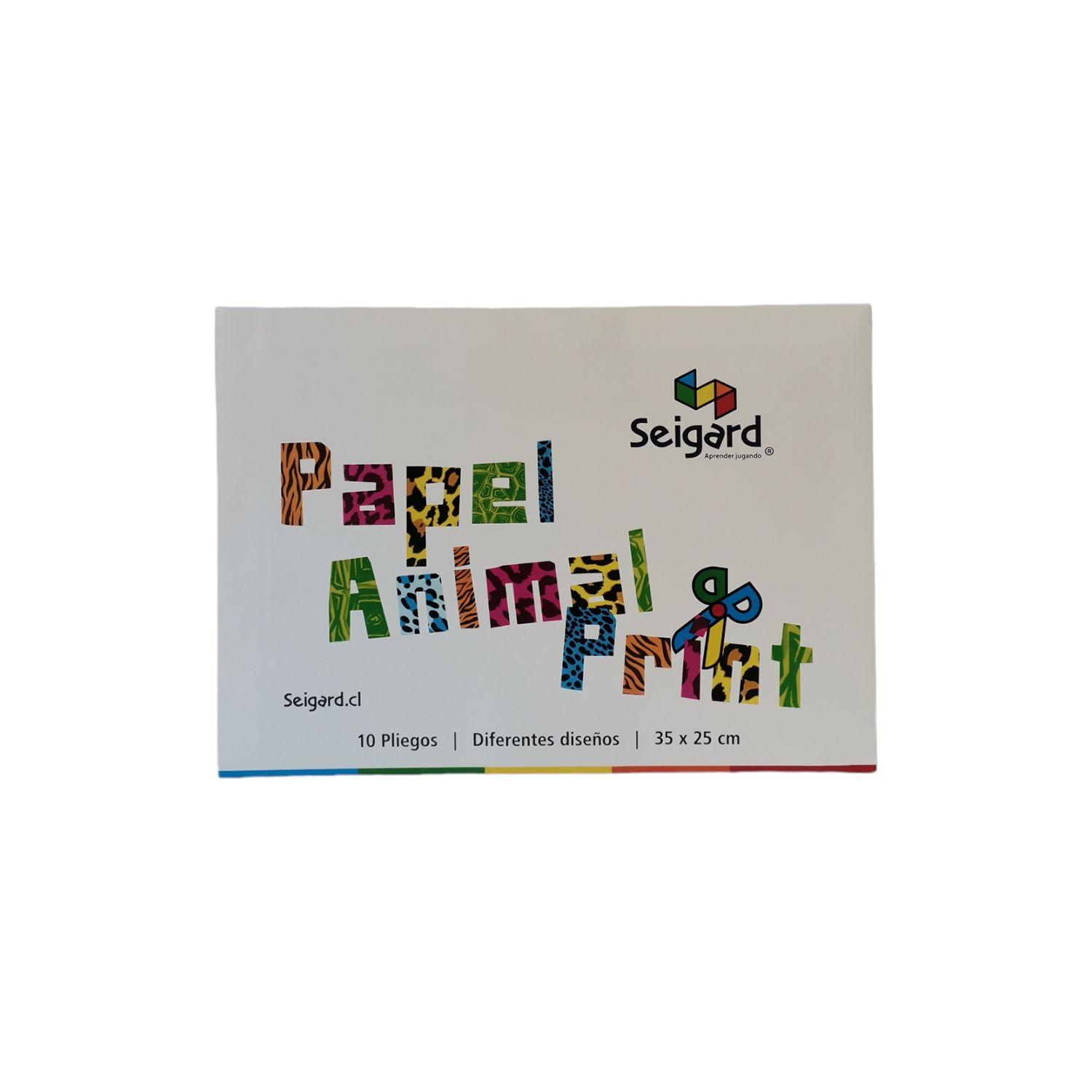Set De 10 Hojas Papel Animal Print-3