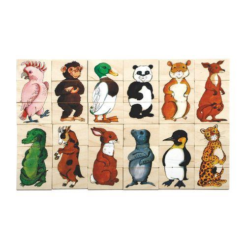 Puzzles Asociación De Animales-0