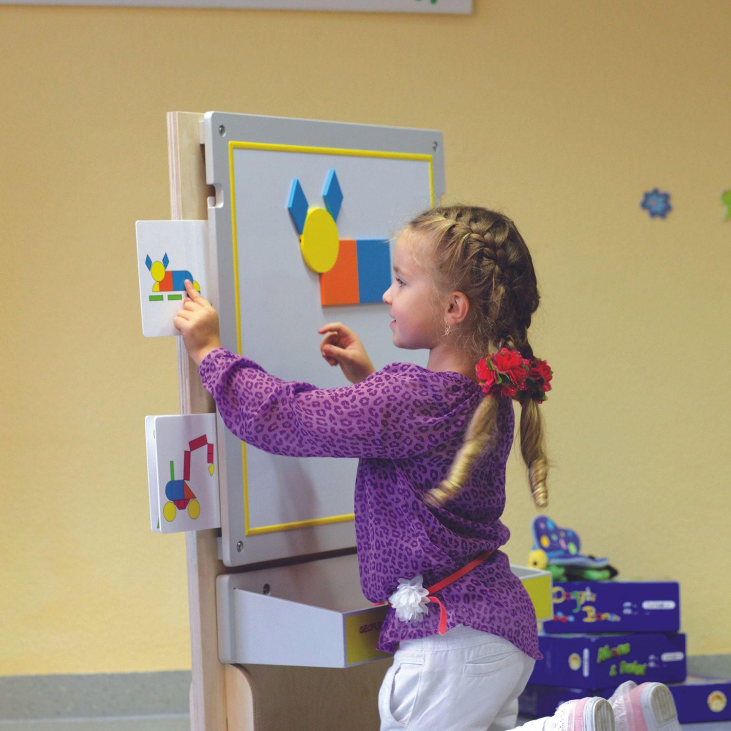 Juego De Pared Con Patrones y Pizarra Imantada-2