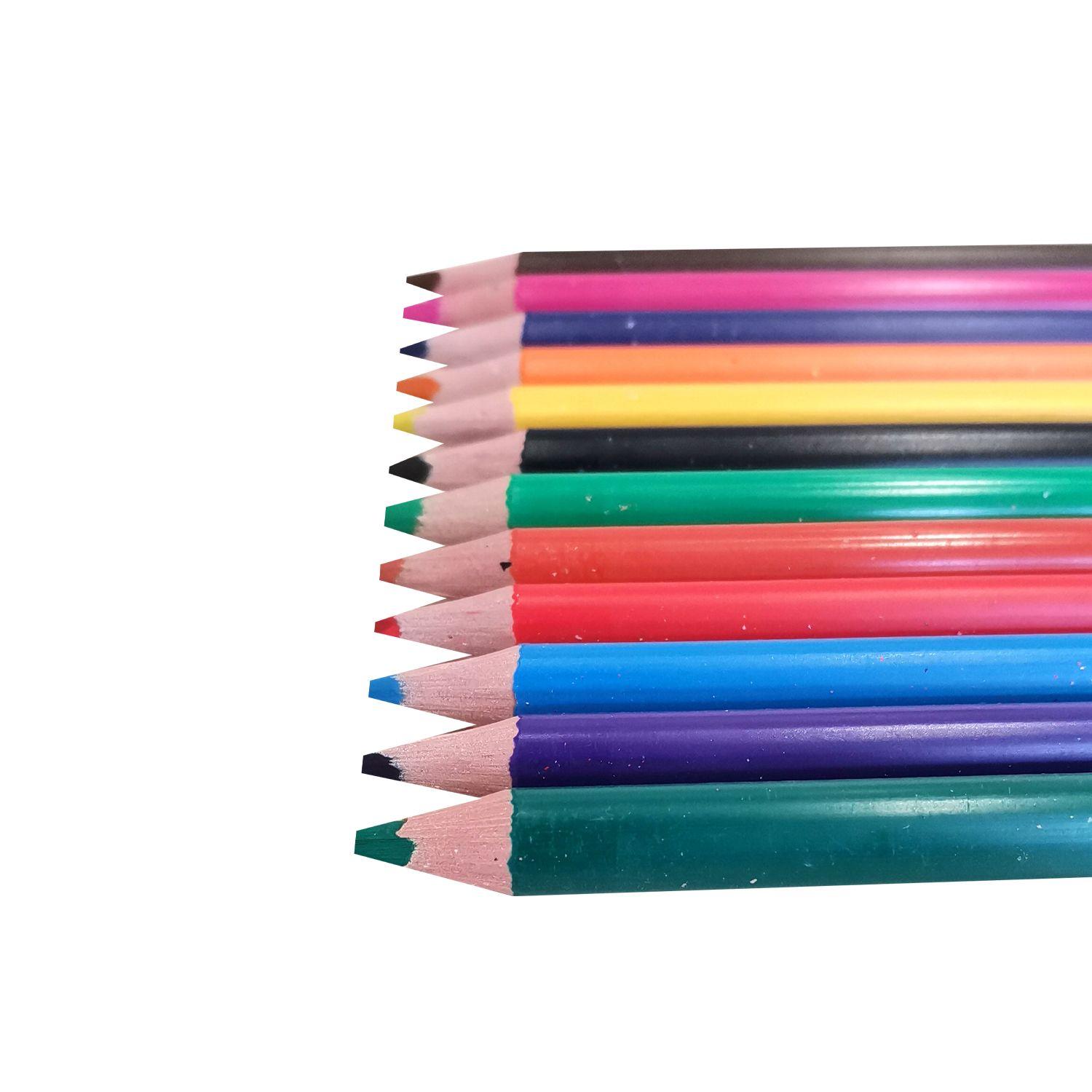 Set De 12 Lápices Triangulares Jumbo Colores-3