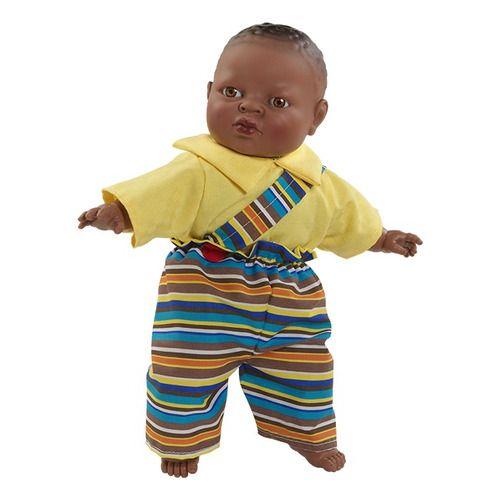 Muñeco Amigos Del Mundo Tez Morena Cuerpo Blando-0