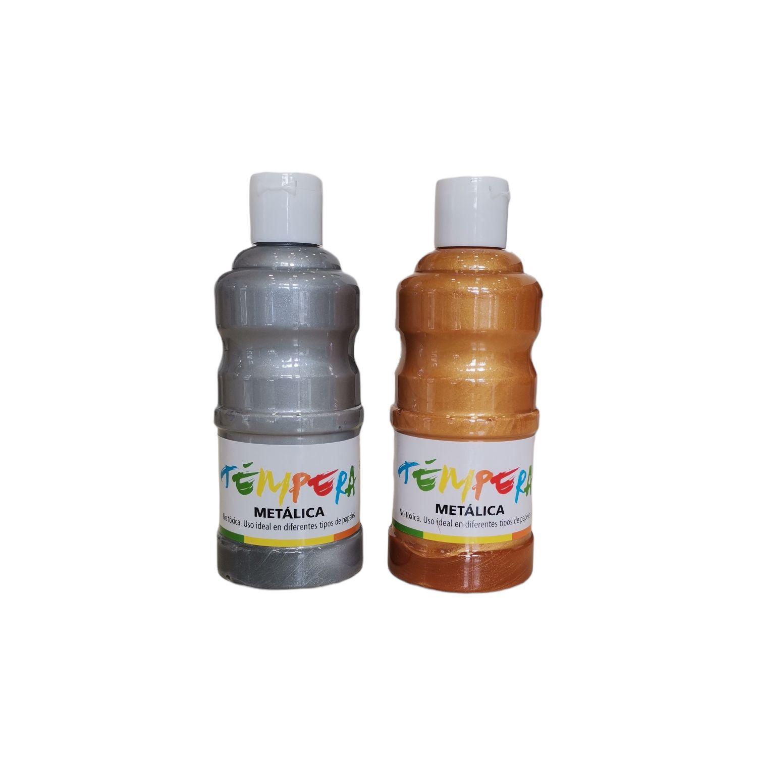Set De 4 Témperas Metálicas 250 ml.-1
